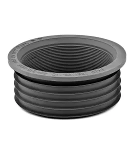 TPE-NIPPEL 126/123-110 MM FÖR ALLA MONTAGESÄTT GRÅ FALUPLAST