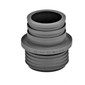 TPE-NIPPEL 45-40/32 MM FÖR ALLA MONTAGESÄTT GRÅ FALUPLAST