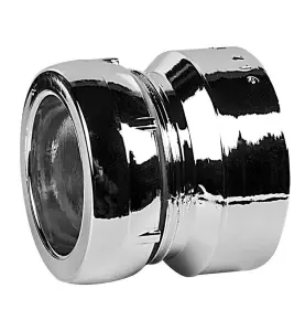 KOPPLING 32 MM X G32 MED LÅSMUTTER INVÄNDIG GÄNGA KROM FALUPLAST