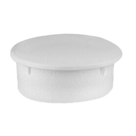 SKYDDSPLUGG 12 MM SKRUVHÅL VIT FALUPLAST