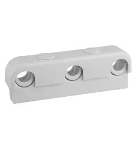 RÖRKLAMMA 8/5 MM C/C 40 MM, C/V 20 MM, B=100 MM TRIPPEL VIT FALUPLAST