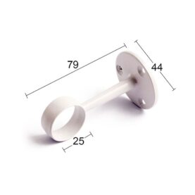 RÖRHÅLLARE 759 ÖPPEN-25 MM ZINK 2-PACK HABO