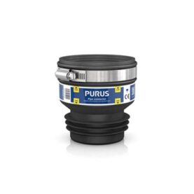 GUMMIKOPPLING PLUG-IN 100-120/100-105 MM SVART PURUS