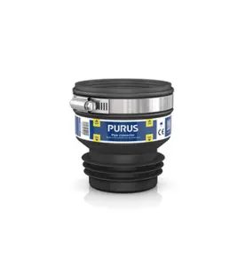 GUMMIKOPPLING PLUG-IN 100-120/100-105 MM SVART PURUS