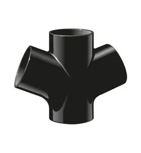 GRENRÖR 100 MM X 70 GRADER DUBBELT TYP S MA-SYSTEM