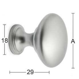 KNOPP AMADEUS MATT KROM 27,5 MM HABO