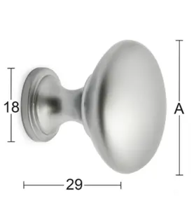 KNOPP AMADEUS MATT KROM 27,5 MM HABO