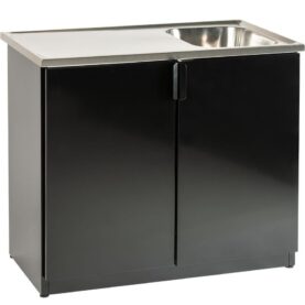 TVÄTTBÄNK 1000 TÄCKT SVART HÖGER NIMO