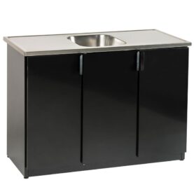 TVÄTTBÄNK 1200 TÄCKT SVART NIMO