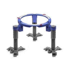 GOLVBRUNNSFIXTUR MIDGÅRD H=85-230 MM FÖR Ø130/Ø150 MM GOLVBRUNNAR JUSTERBAR HÖJD BLÅ/GRÅ PURUS