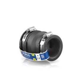 GUMMIKOPPLING 53-64/40-50 MM SVART PURUS