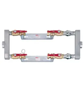 VATTENMÄTARKONSOL PARALLELL 2100B G65 FÖR 2 X 300 MM MÄTARE INVÄNDIG GÄNGA