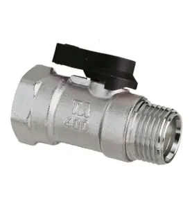 KULVENTIL TA400 G15XR15 INVÄNDIG/UTVÄNDIG KONISK GÄNGA MED VRED FÖRKROMAD IMI TA