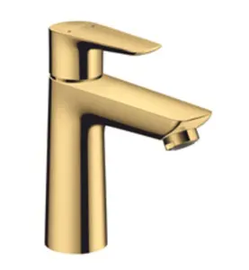 TVÄTTSTÄLLSBLANDARE TALIS E 110 UTAN LYFTVENTIL POLERAD GULD HG