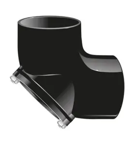 BÖJ MED RENSLUCKA DN100X88° MA-SYSTEM