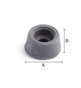 GUMMIBUFFERT VIT 20MM 5-PACK HABO