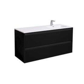 MÖBELPAKET LUXOR 120 CM SVART MATT INKL TVÄTTSTÄLL HO HÖGER ALTERNA