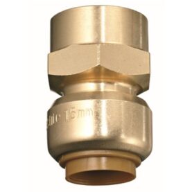 RAK KOPPLING 12 MM X G15 MUFF X INVÄNDIG GÄNGA MÄSSING IS ROTH