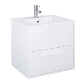 KOMMOD GABRIELLA 60 CM VIT MATT MED ARIELLA TVÄTTSTÄLL PORSLIN ALTERNA