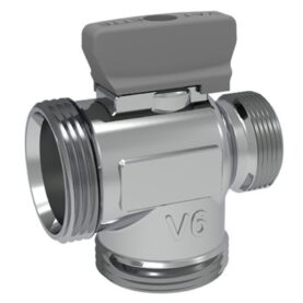 KULVENTIL T-RÖR KORT 22X22X15 MM VATETTE