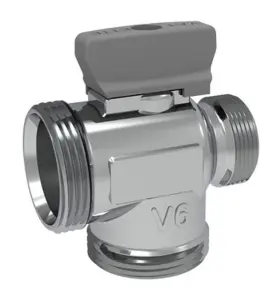 KULVENTIL T-RÖR KORT 22X22X15 MM VATETTE