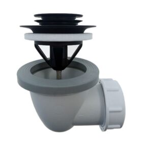 BOTTENVENTIL BADKAR POPUP SVART ALTERNA