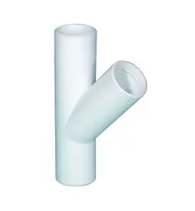 T-RÖR INSTICK 32 MM X 45° INSTICK INOMHUSAVLOPP 3MUFF VIT PURUS