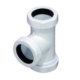 T-KOPPLING 32 MM 3KLÄMRING VIT PURUS