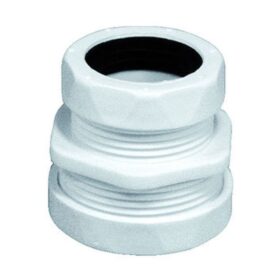 KOPPLING 40X32 MM 2KLÄMRING VIT PURUS