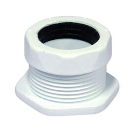 ÖVERGÅNGSKOPPLING 32 MM X G32 KLÄMRING X INVÄNDIG GÄNGA VIT PURUS