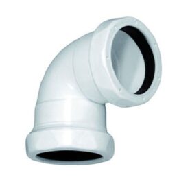 VINKELKOPPLING 32 MM X 90° 2KLÄMRING VIT PURUS