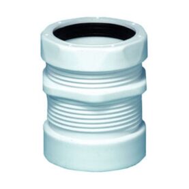 ÖVERGÅNGSKOPPLING 40 MM X G40/G40 KLÄMRING X UT-/INVÄNDIG GÄNGA VIT PURUS