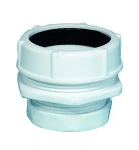 KOPPLING 50X40 MM 2KLÄMRING VIT PURUS