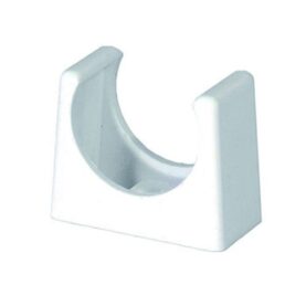 RÖRKLAMMA CLIPS 32 32 MM FÖR PLASTRÖR MED VÅTRUMSTÄTNING VIT PURUS