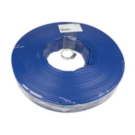 AVTAPPNINGSSLANG 75 MM L=15 METER RULLE FÖR KALLVATTEN BLÅ PVC