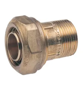 RAK KOPPLING BA 6601 22 MM X G20 FÖR PEL UTVÄNDIG GÄNGA, FAST STÖDHYLSA