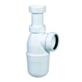 VATTENLÅS 40 MM X G32 FÖR TVÄTTSTÄLL PUNGVATTENLÅS LUKTLÅS VIT PURUS