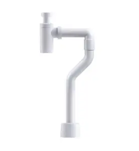 VATTENLÅSSATS TS STANDARD/DESIGN GOLV G32X40 MM L=610 MM FÖR TVÄTTSTÄLL INV. GÄNGA X MUFF VIT PURUS