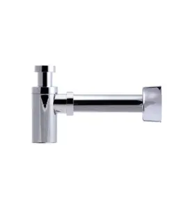VATTENLÅSSATS TS STANDARD/DESIGN VÄGG G32X40 MM L=300 MM FÖR TVÄTTSTÄLL INV. GÄNGA X MUFF KROM PURUS