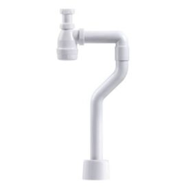 VATTENLÅSSATS 40 MM X G32 FÖR TVÄTTSTÄLL VATTENLÅS S-RÖR OCH HUV VIT PURUS