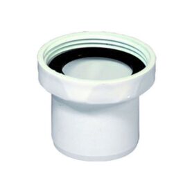 GÄNGANSLUTNING 40 MM X G40 H=37 MM SLÄTÄNDA X INVÄNDIG GÄNGA VIT PURUS