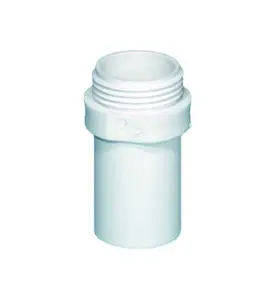 GÄNGANSLUTNING 32 MM X G40 SLÄTÄNDA X UTVÄNDIG GÄNGA VIT PURUS