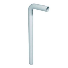 UTLOPPSRÖR 32 MM X 90° 180X700 MM TVÄRVINKLAT VIT PURUS