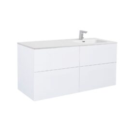 MÖBELPAKET ISELLA 120 CM VIT HÖGBLANK INKL TVÄTTSTÄLL MED ENKELHO TILL HÖGER ALTERNA