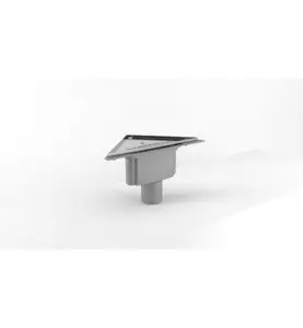 GOLVBRUNN PURUS CORNER/75 BOTTEN U/SIL 75MM 380X270X270MM (LXBXB) BOTTENUTLO.MED RAM, UTAN SIL PURUS