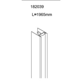 MELLANPROFIL LUSSO KROM 1765 MM ALTERNA