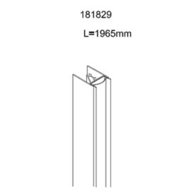 MELLLANPROFIL LUSSO ALUMINIUM 1965 MM ALTERNA