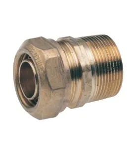 RAK KOPPLING BA 66012 16 MM X G15 KLÄMRING, FÖR PEM KLÄMRING X UTVÄNDIG GÄNGA
