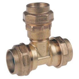 T-KOPPLING BA 7718 32 MM KLÄMRING, FÖR PEM 3KLÄMRING MÄSSING