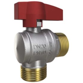 KULVENTIL 704 R GE20 X GE20 VINKEL RÖTT VRED LK